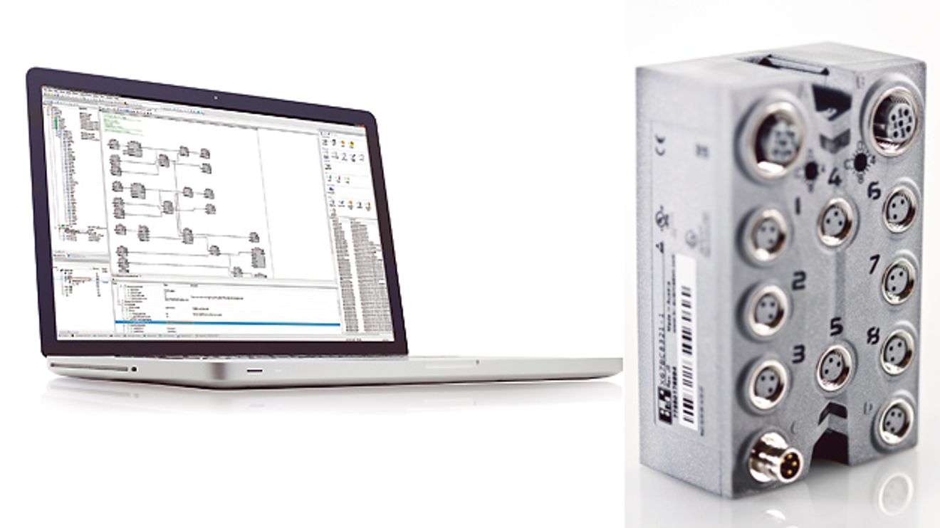 Kombination IO Modul plus SPS, B&R