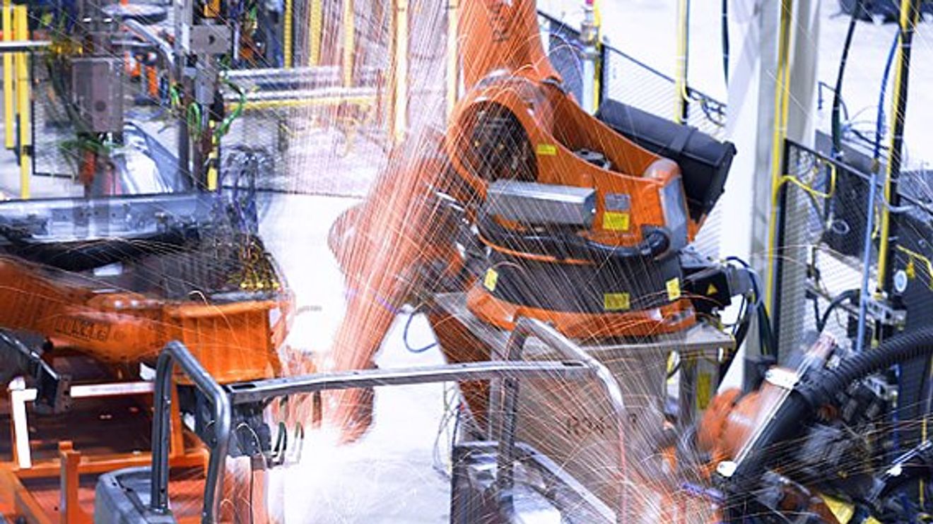 Kuka-Roboter in der Automobilindustrie