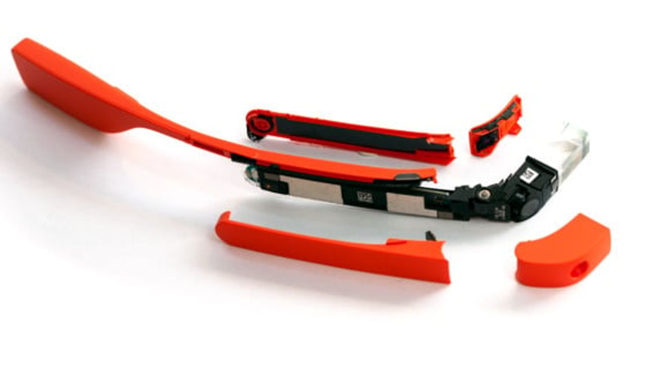 Google, Google Glass aufgeschraubt, P Google, Google Glass aufgeschraubt, P