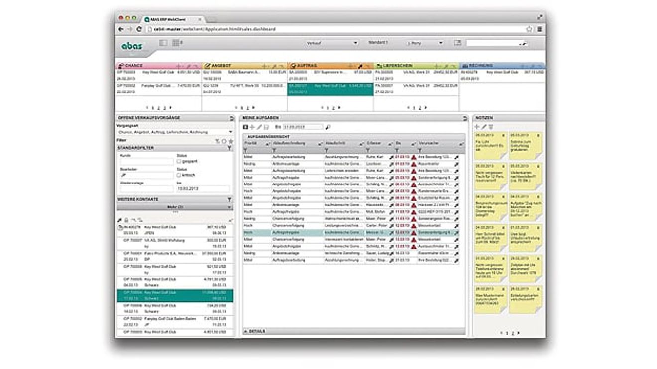 Abas Software, neuer Web-Client Abas Software, neuer Web-Client