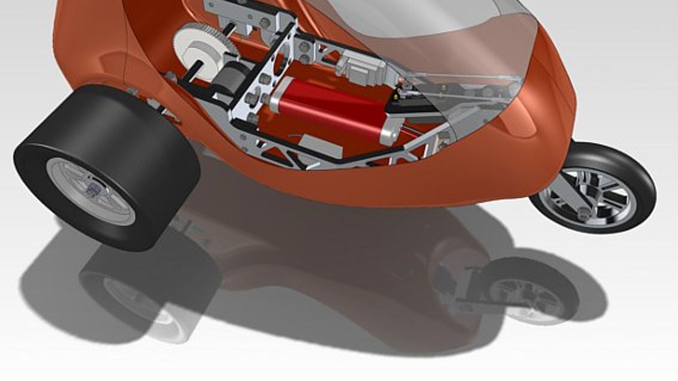 Solidworks, Entwurf des eScooters Solidworks, Entwurf des eScooters