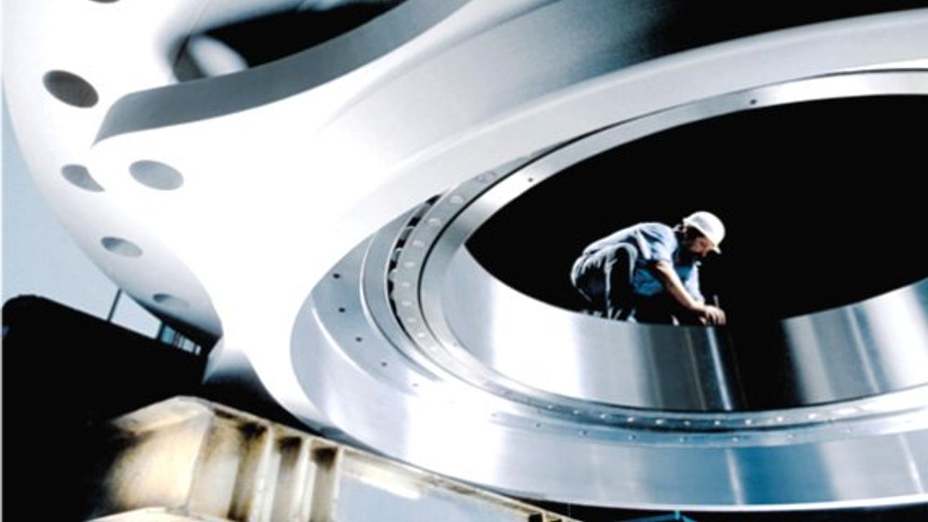 Schaeffler, Montage eines Pendelrollenlagers Schaeffler, Montage eines Pendelrollenlagers