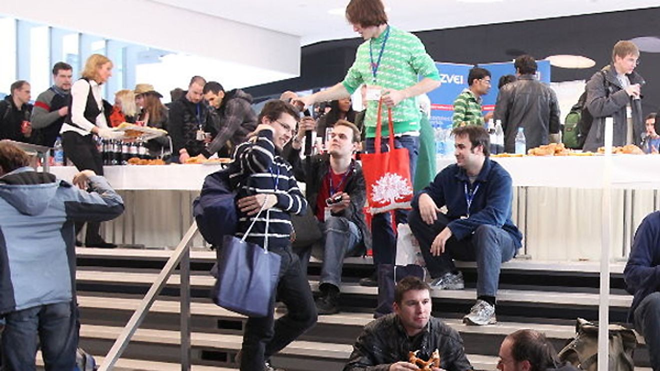 Studenten auf dem Student Day
