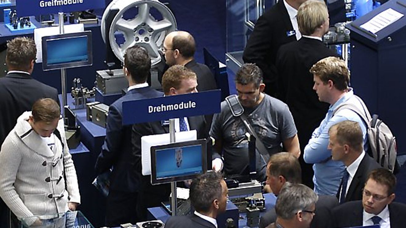 Besucher der Motek Besucher der Motek
