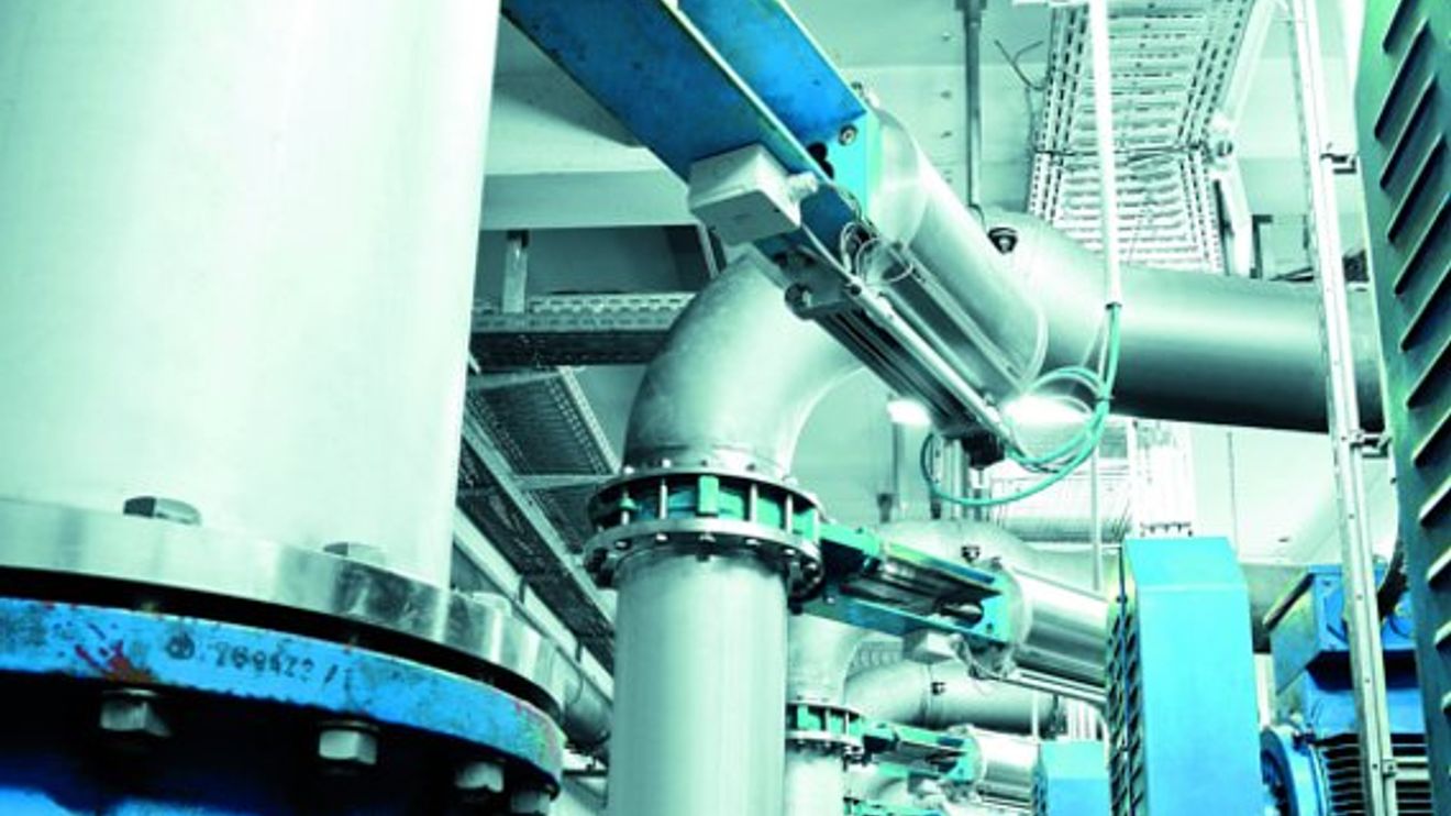 Festo, Abwasseraufbereitung mit pneumatischen Plattenschiebern 