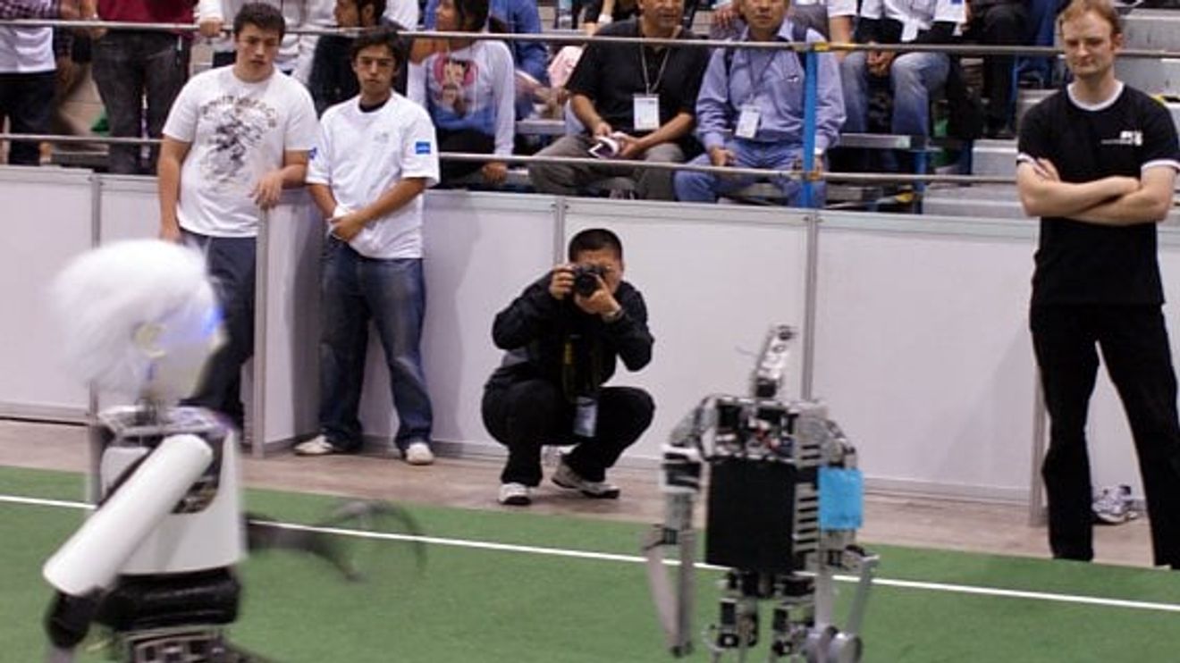 RoboCup, vor dem Spiel, Humanoid League, RoboCup