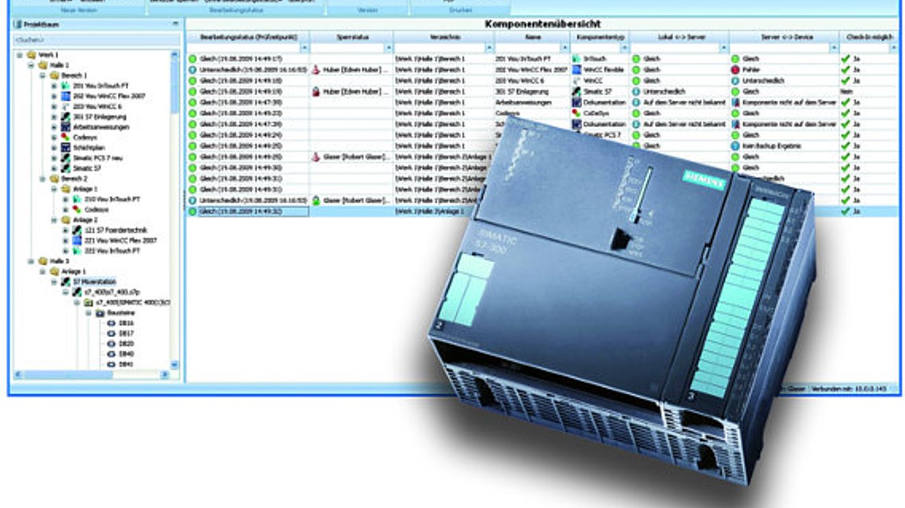 Siemens Simatic S7-300, Screenshot vd-Client