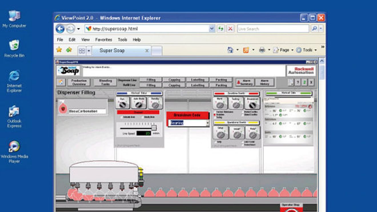 Rockwell Automation, Screenshot, FactoryTalk ViewPoint-Software