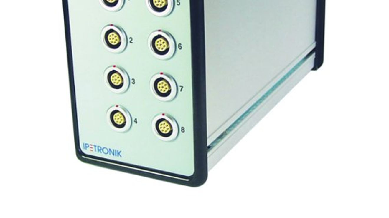 Ipetronik, schnelles achtkantiges Multi Analogmessmodul Sx-STG Ipetronik, schnelles achtkantiges Multi Analogmessmodul Sx-STG