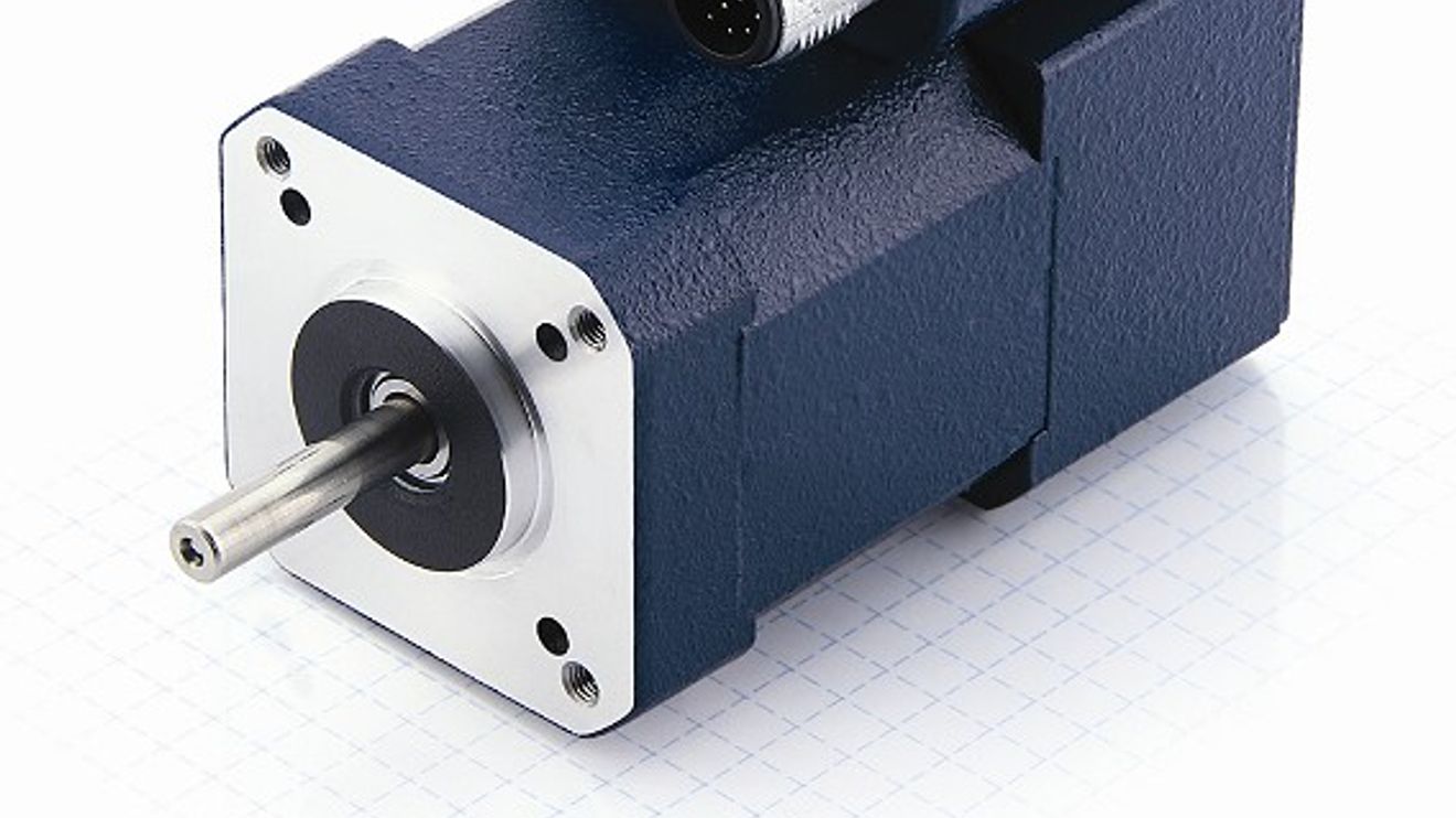 Über einen magnetischen Encoder verfügt der IP65-BLDC-Motor ASB42 von Nanotec Electronic.