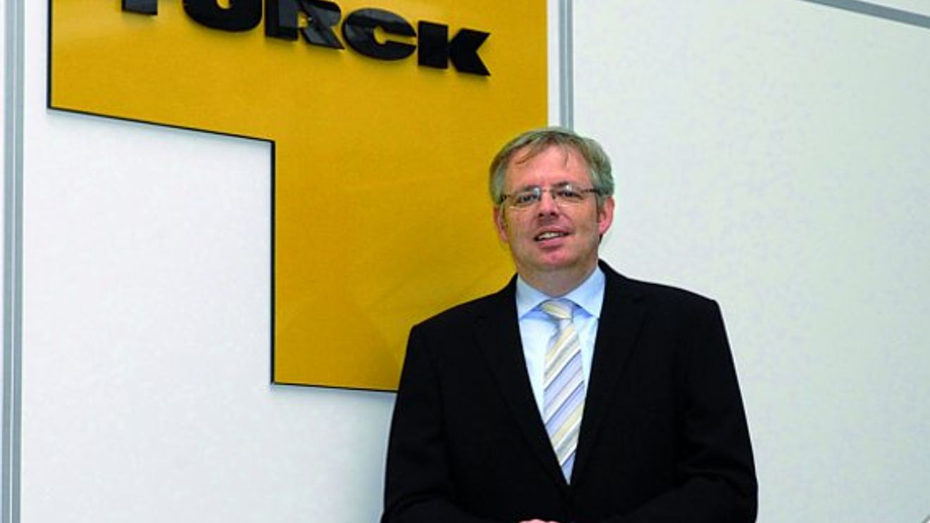 Klaus Ebinger, Produktmanager Prozesssensorik Firma Turck Klaus Ebinger, Produktmanager Prozesssensorik Firma Turck