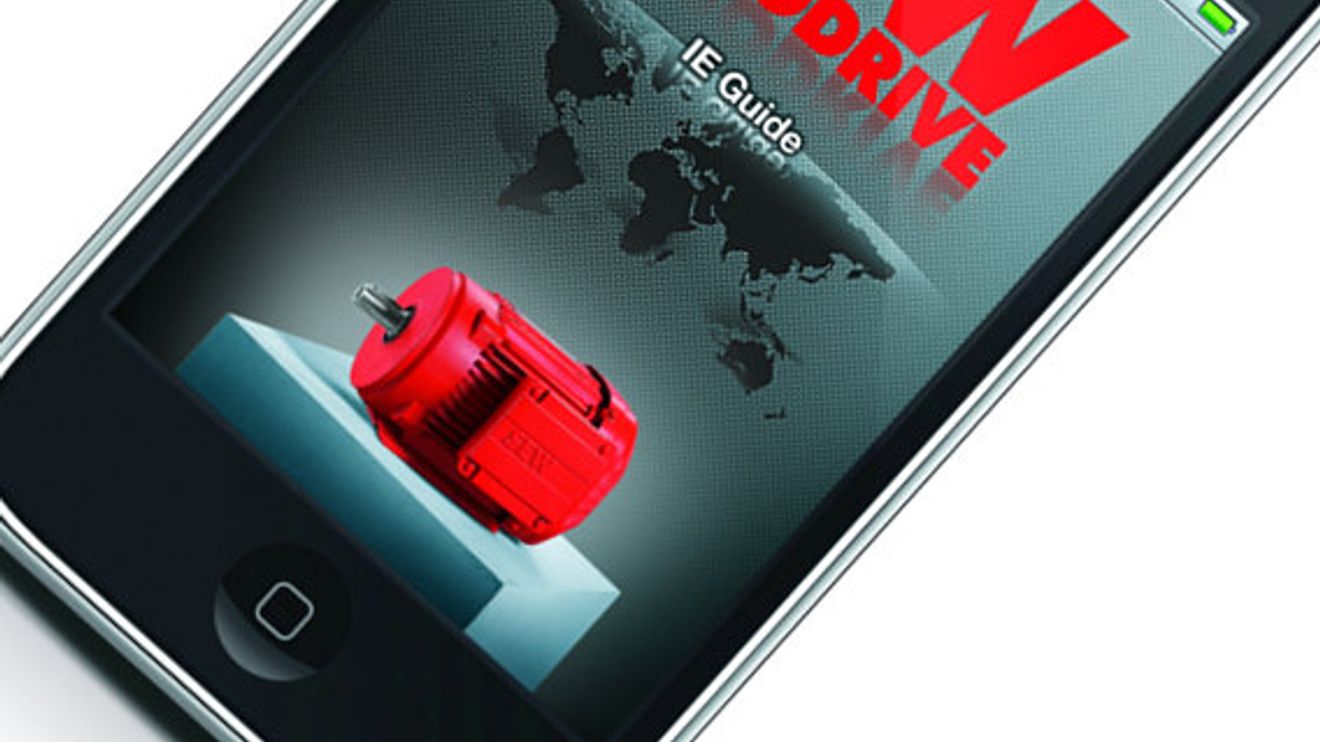 iPhone, Applikation von SEW Eurodrive