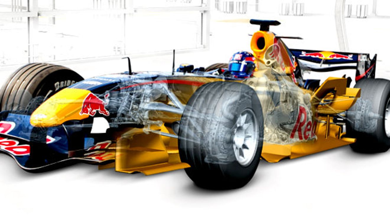 Siemens PLM, Red Bull, Formel-1-Fahrzeug, 3D-Entwicklung Siemens PLM, Red Bull, Formel-1-Fahrzeug, 3D-Entwicklung