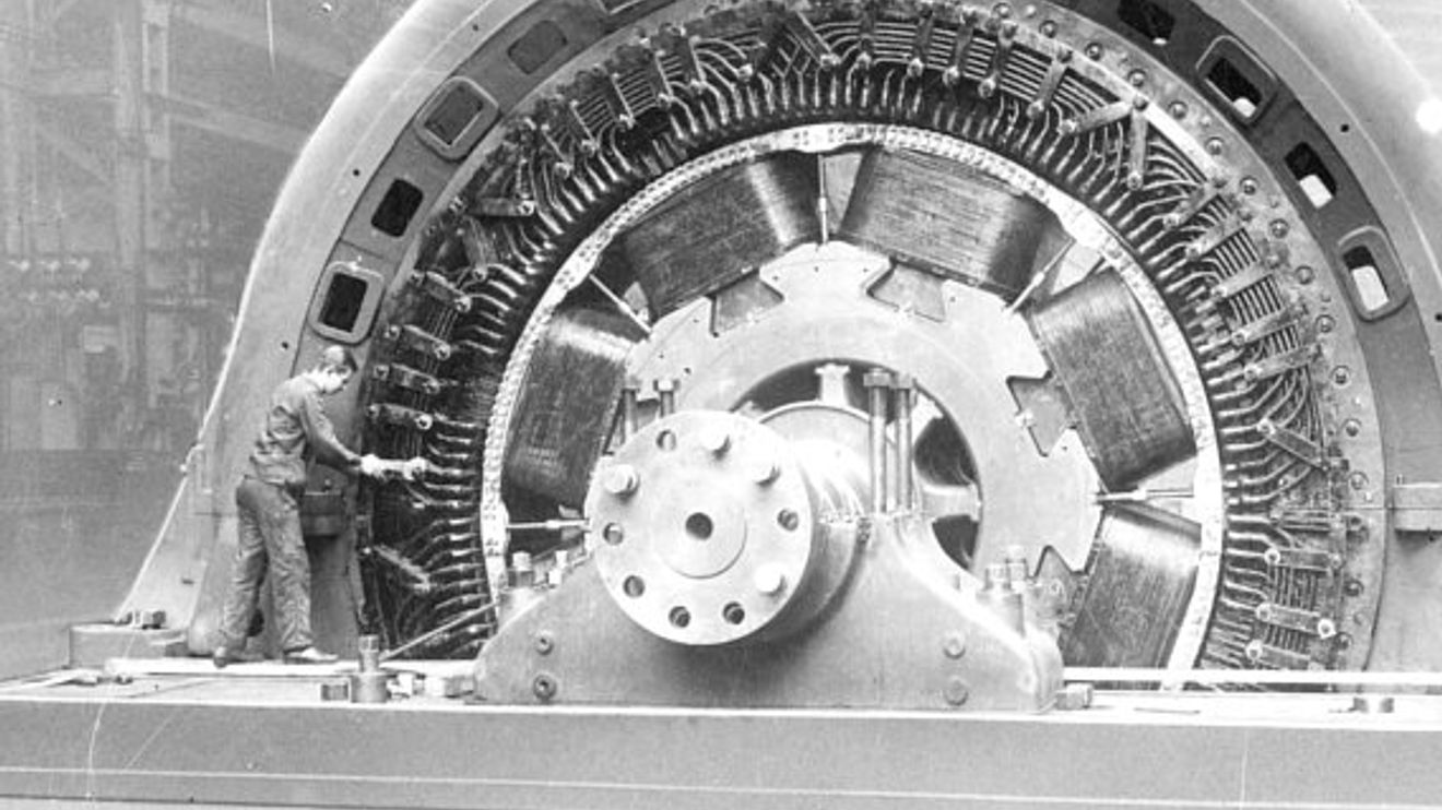 Siemens-Schuckertwerke, Walchenseekraftwerk, Generator Siemens-Schuckertwerke, Walchenseekraftwerk, Generator