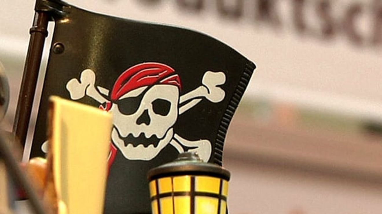 Produktpiraterie, Piratenflagge Produktpiraterie, Piratenflagge