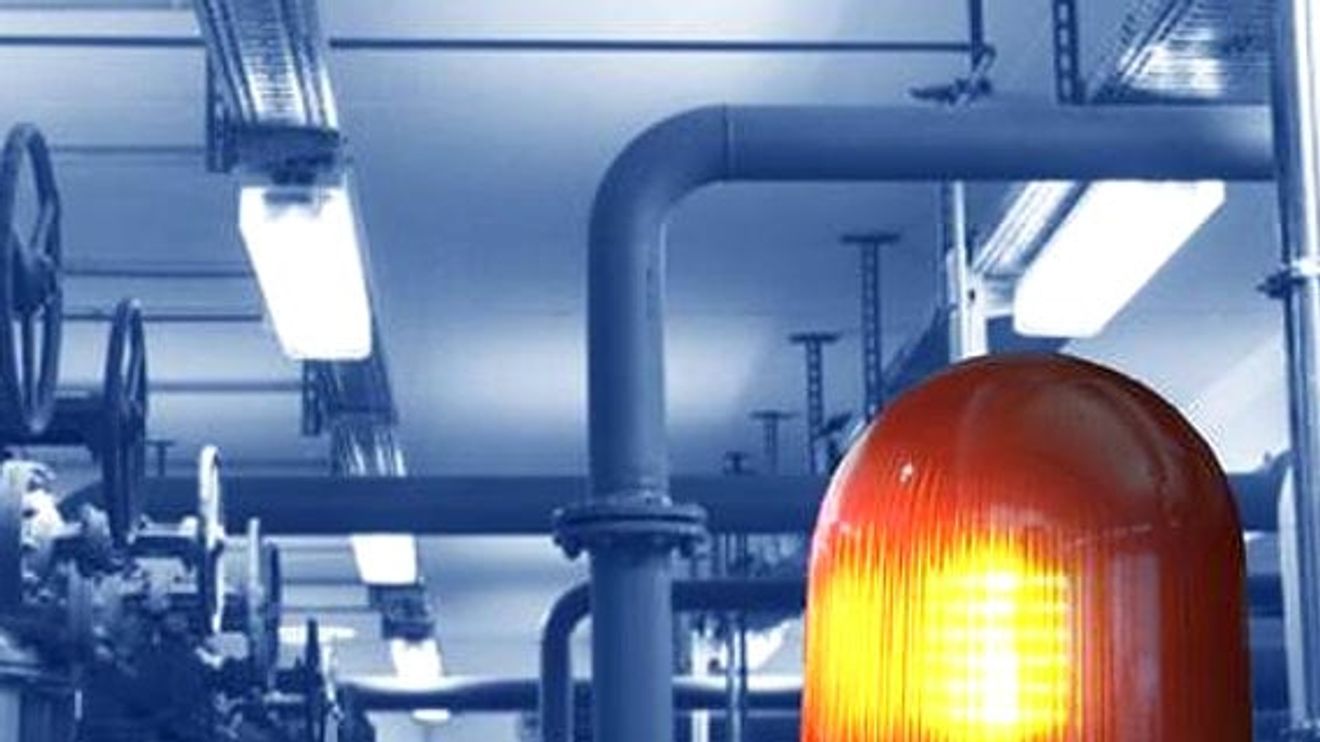 Maschinenanlage, Warnlampe Maschinenanlage, Warnlampe