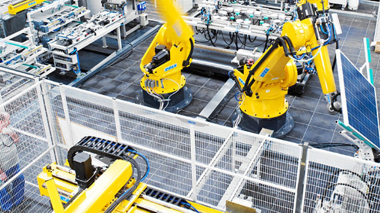 Automatica 2010, Green Automation, Reis Robotics, Fertigungsanlage, Roboter Automatica 2010, Green Automation, Reis Robotics, Fertigungsanlage, Roboter