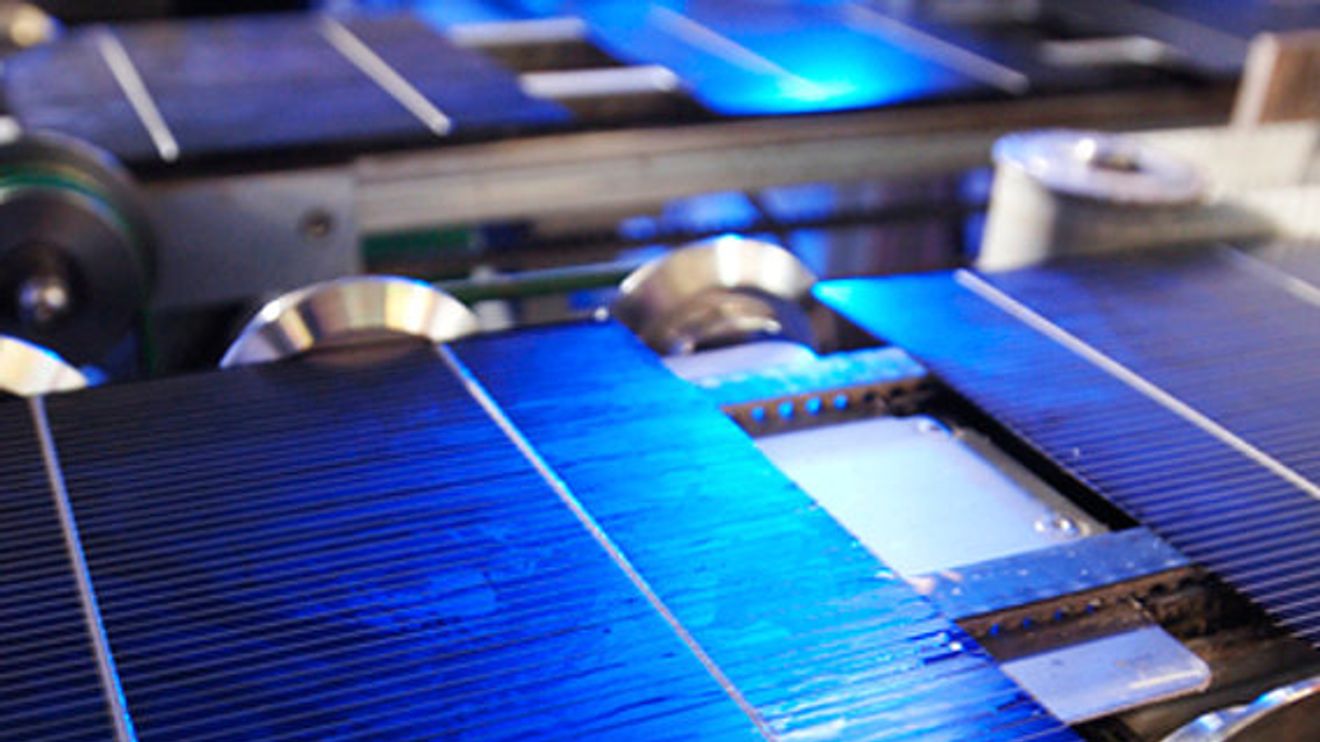 Transfersystem für Solarzellen