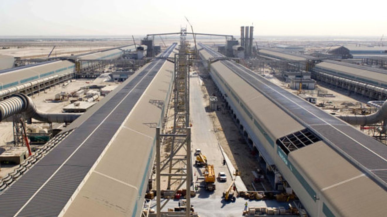 Emirates Aluminium, Aluminiumhütte in Al Taweelah Emirates Aluminium, Aluminiumhütte in Al Taweelah