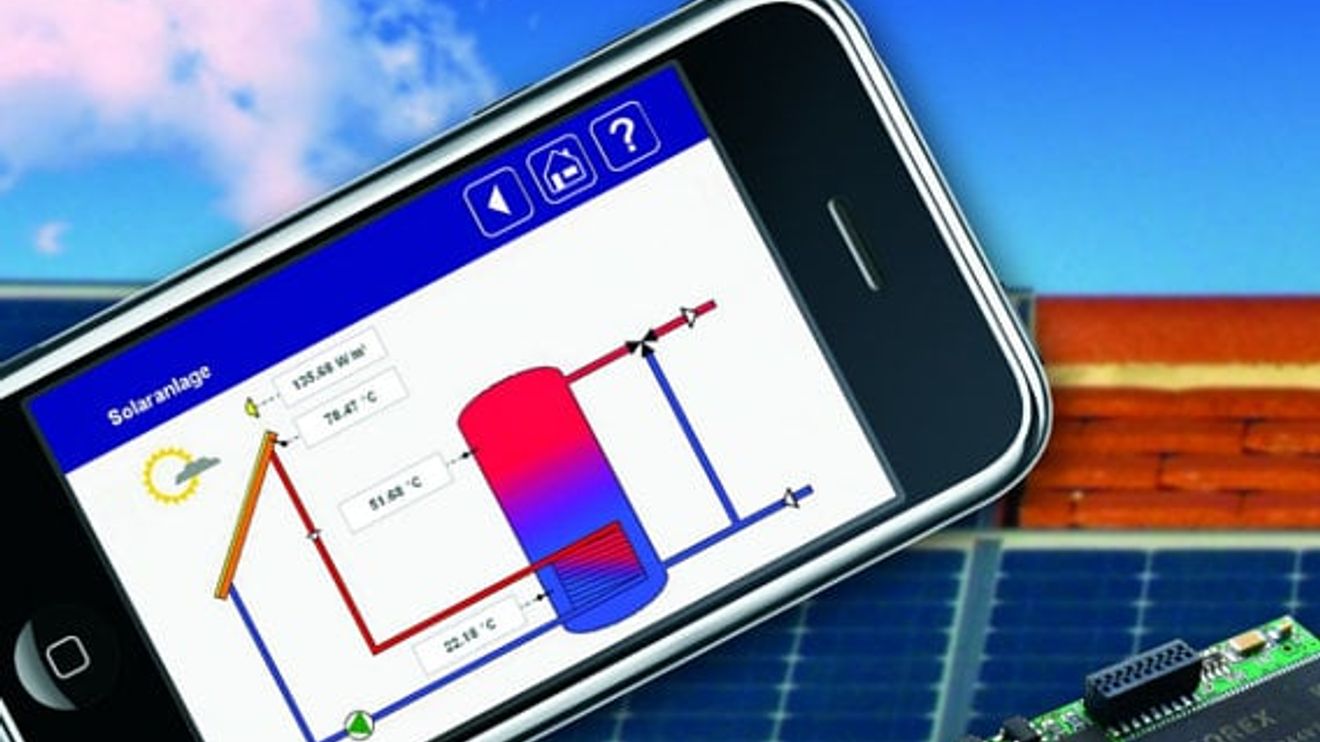 iPhone mit Automatisierungsanwendung iPhone mit Automatisierungsanwendung