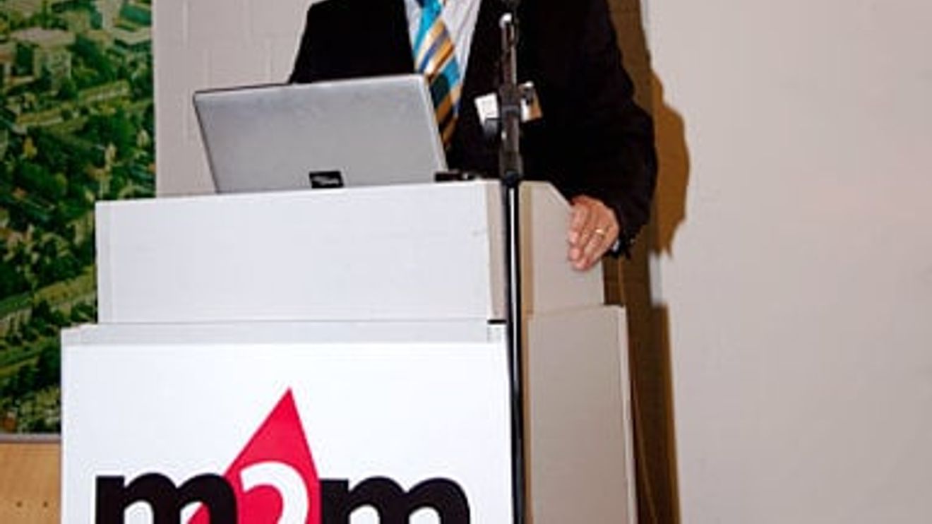 Georg Steimel auf dem M2M-Summit 2009 Georg Steimel auf dem M2M-Summit 2009