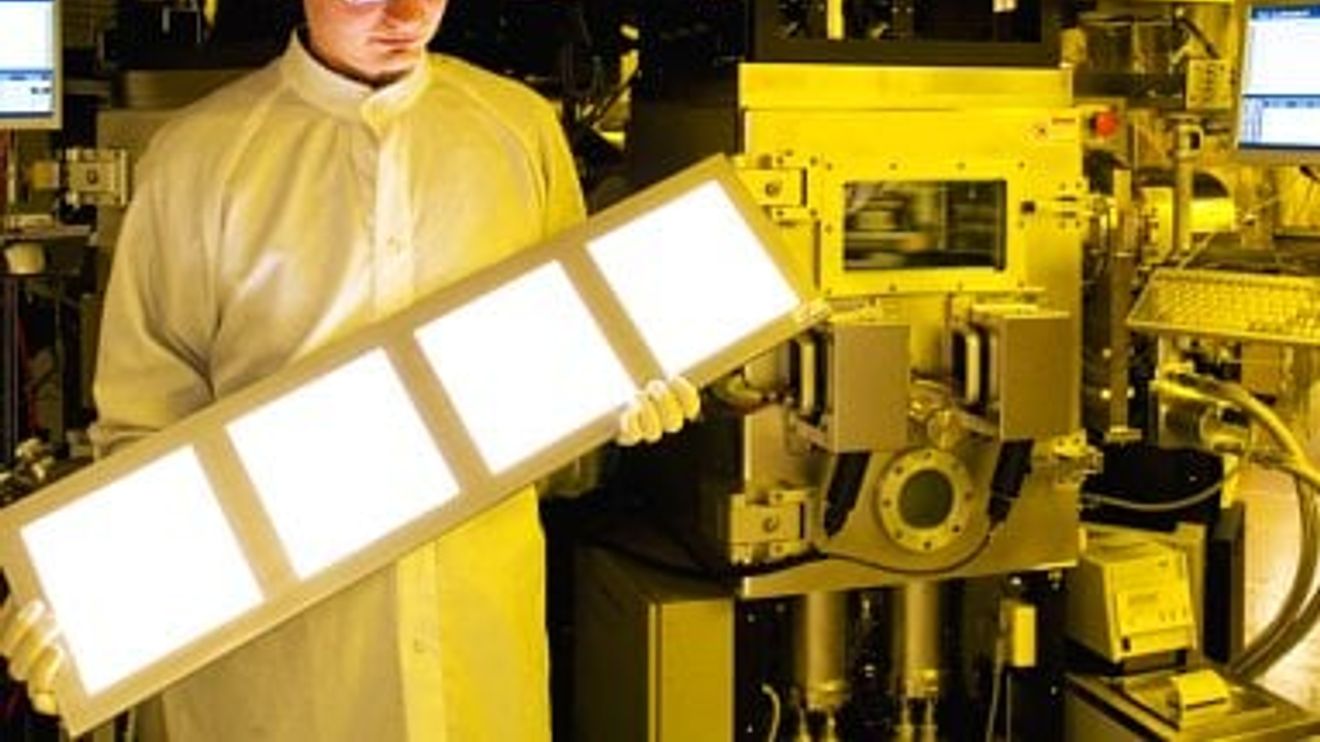 OLED-Beleuchtungsmodul, Herstellung OLED-Beleuchtungsmodul, Herstellung