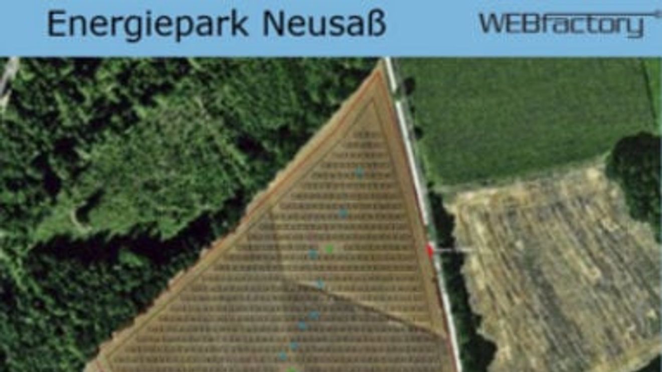 Webfactory Energiepark, Draufsicht Webfactory Energiepark, Draufsicht