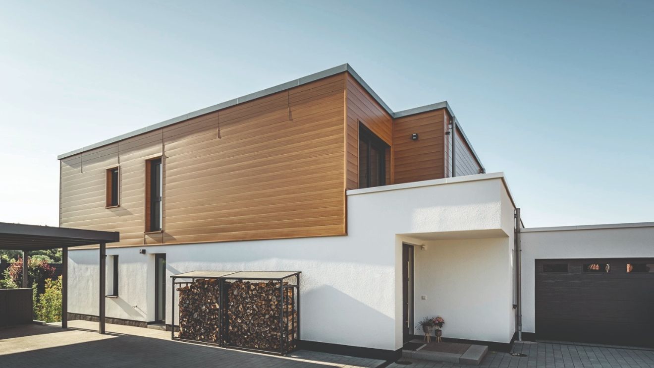 Einfamilienhaus Bruck mit Prefa Sidings