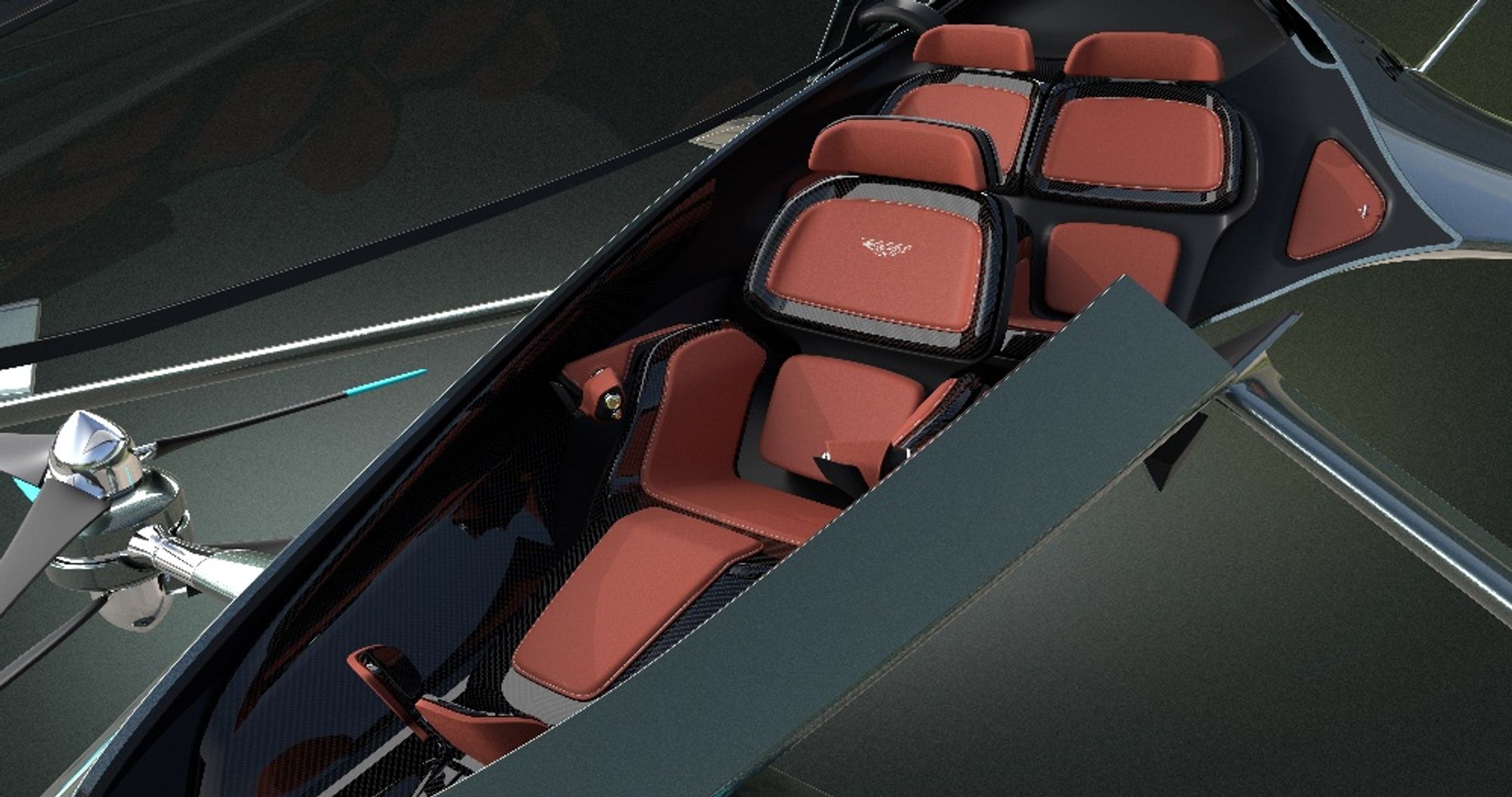The aircraft is designed as a three-seater.