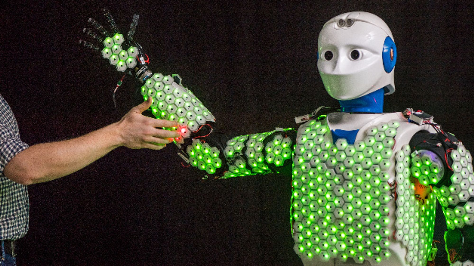 Roboter H1, TU München, künstliche Haut Roboter H1, TU München, künstliche Haut