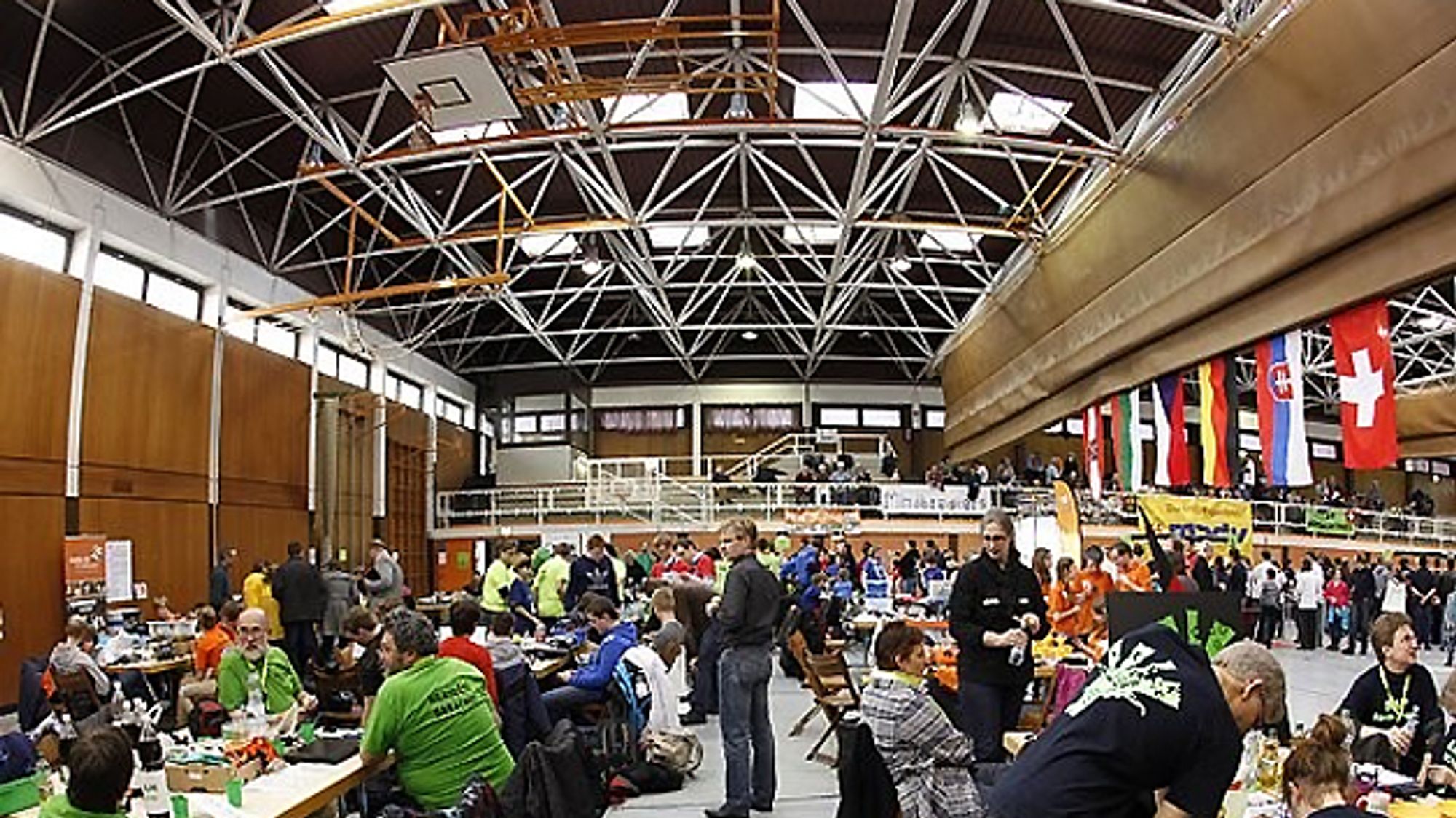 Blick in die Halle der First Lego League 2013 Blick in die Halle der First Lego League 2013