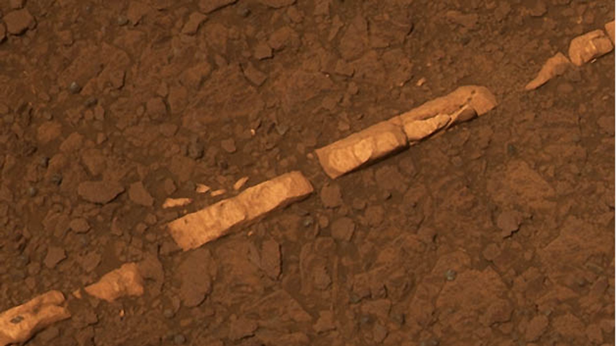 Opportunity finds traces of gypsum Opportunity finds traces of gypsum