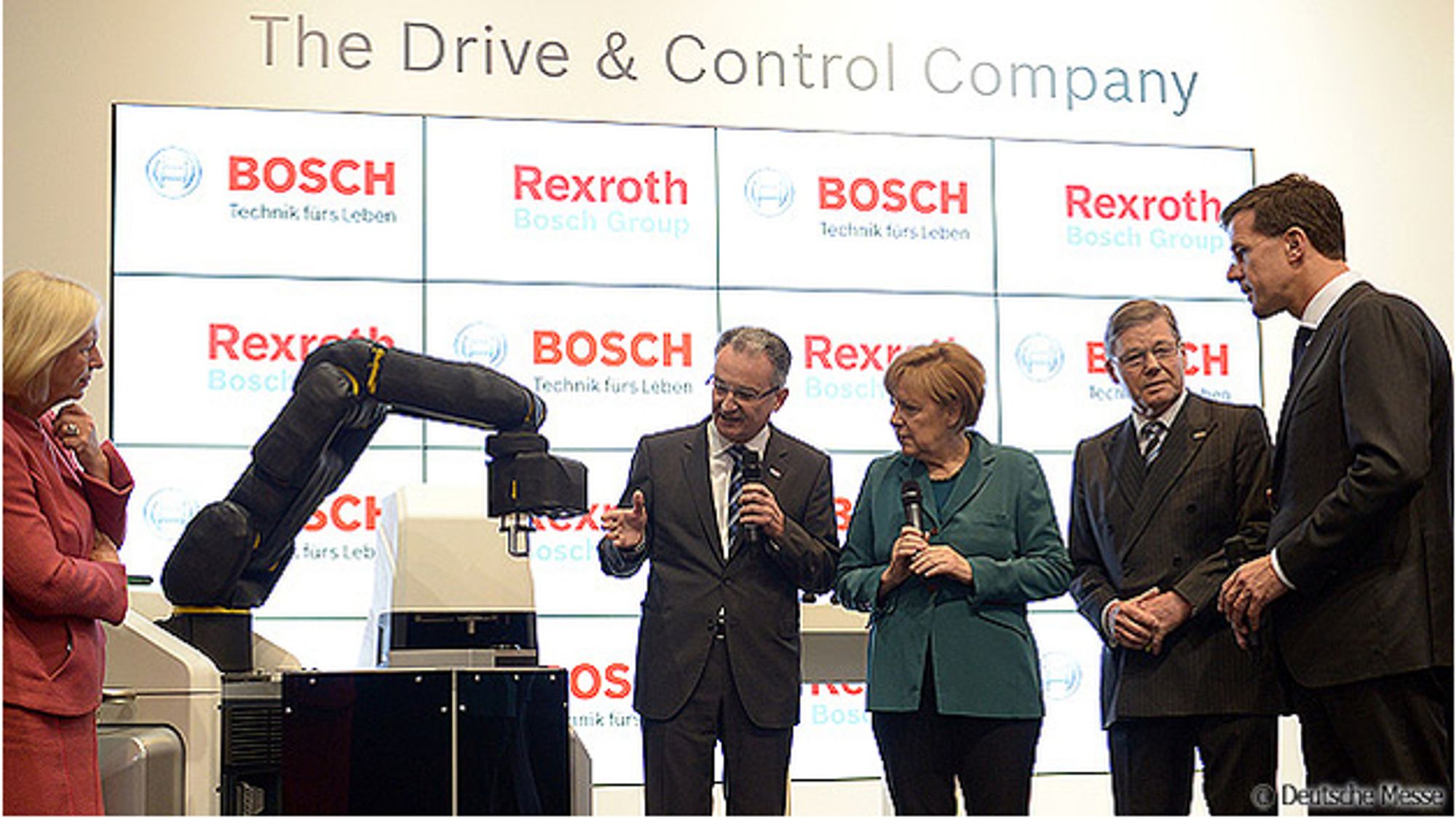 Kanzlerin auf der Hannover Messe 2014