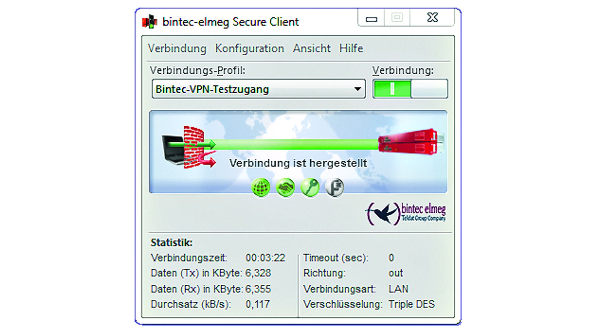 1PSee Client Bintec elmeg von Teldat 