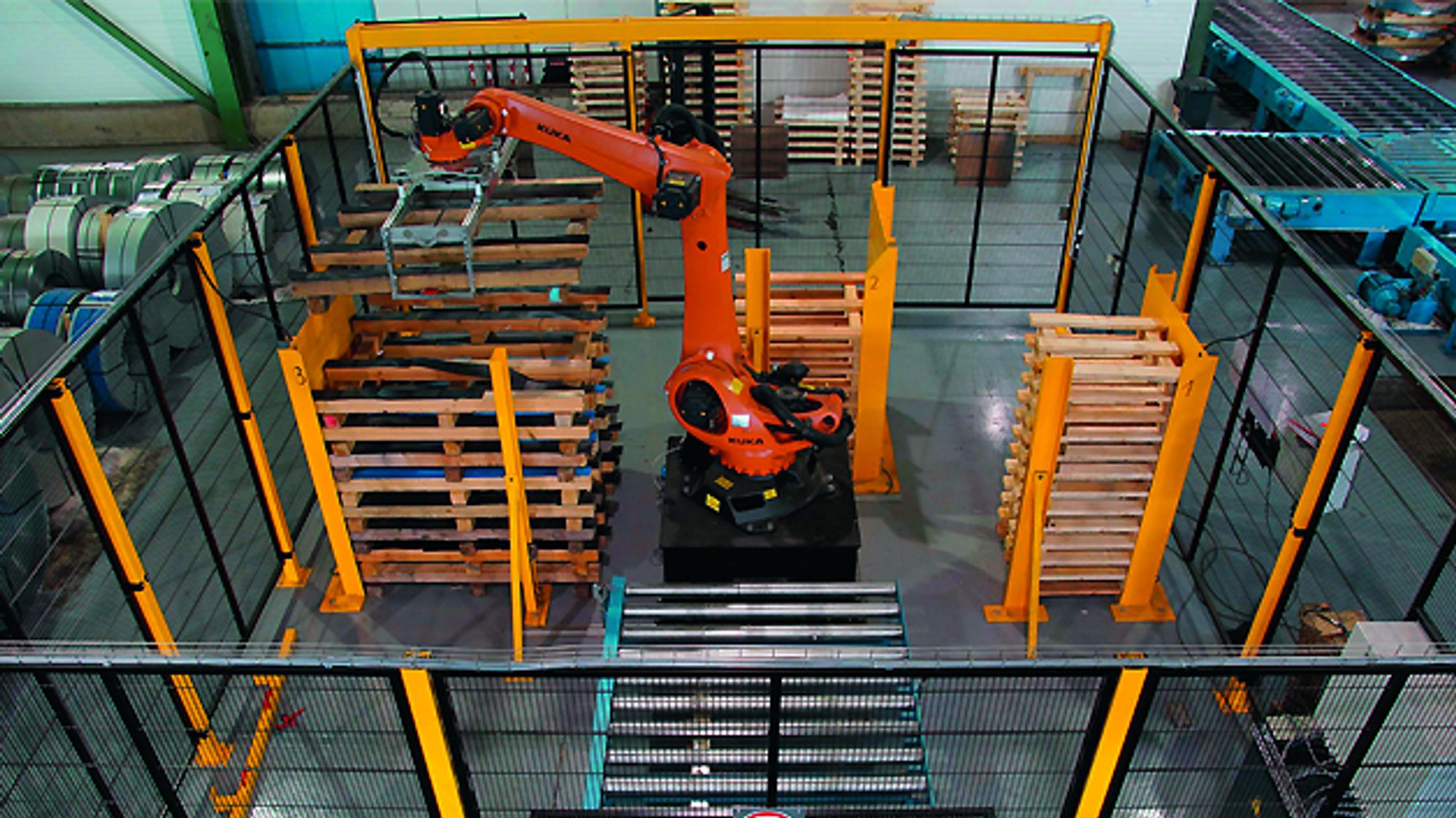 High Resistant protective fencing system from Brühl High Resistant safety fence system from Brühl