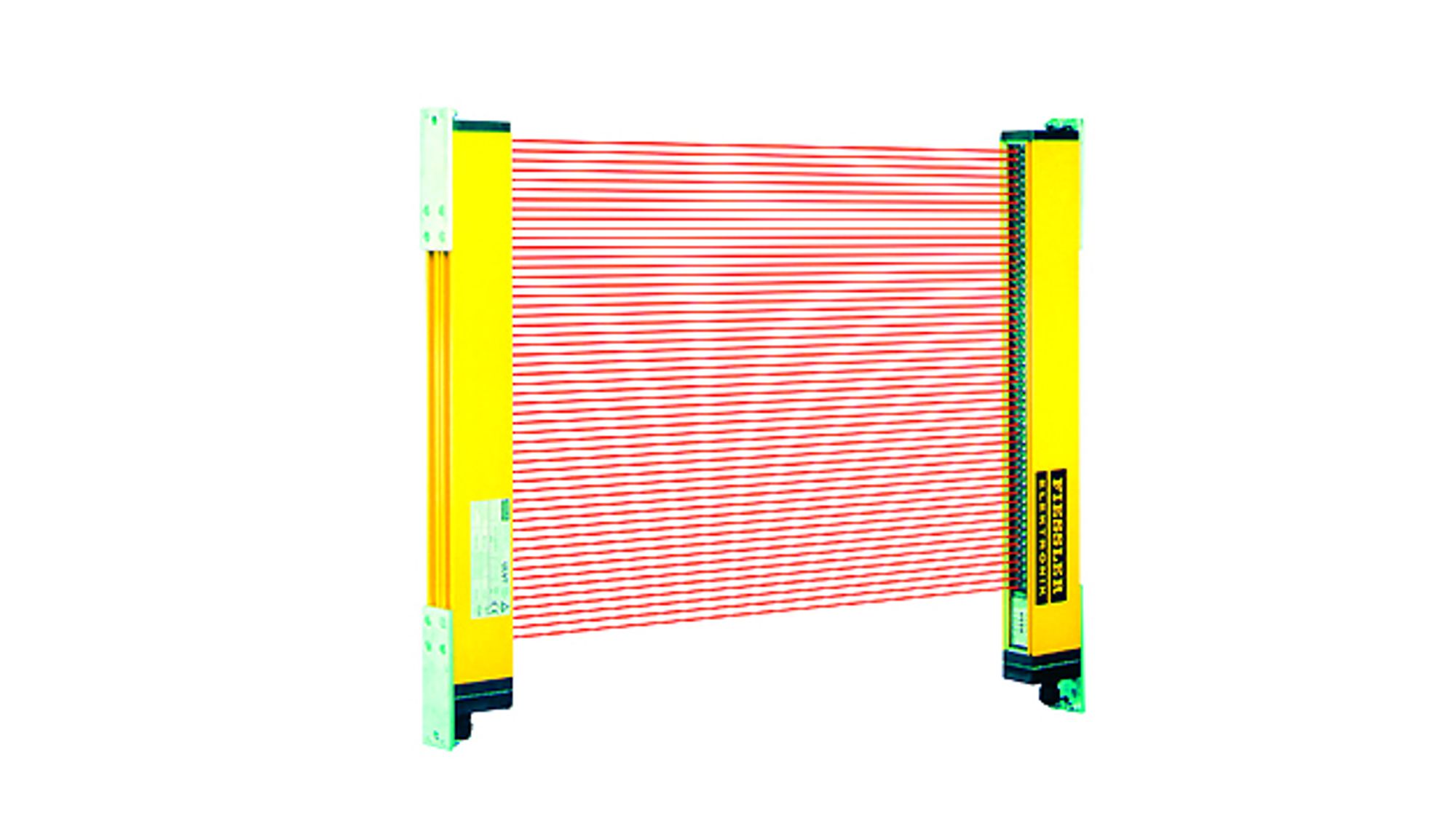 XLVT safety light curtain system from Fiessler