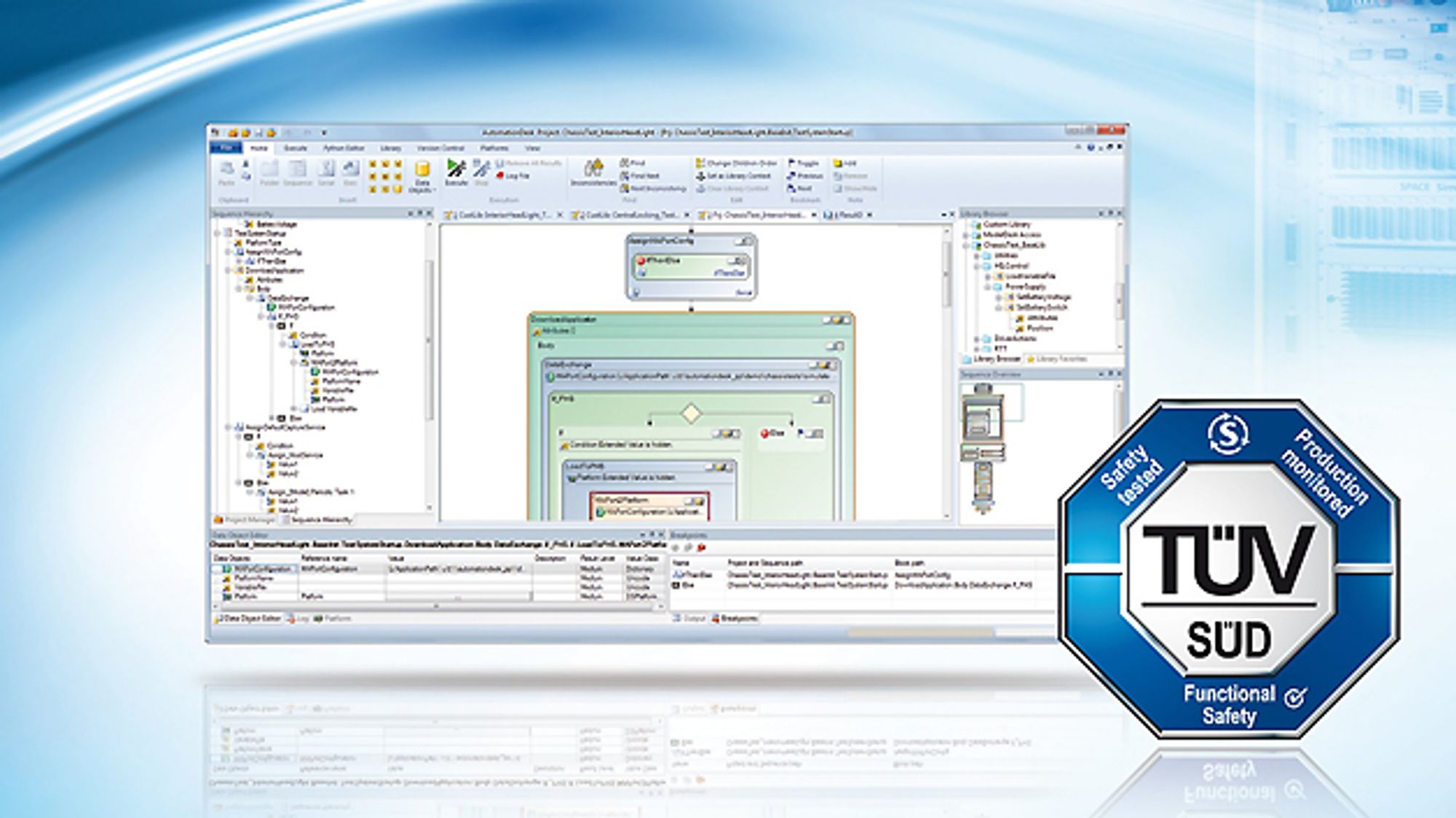 Test automation software AutomationDesk from dSpace