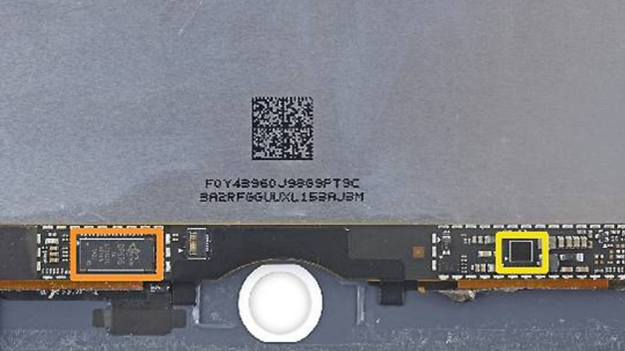 LCD drivers and LCD panels of the Apple iPad Air 2