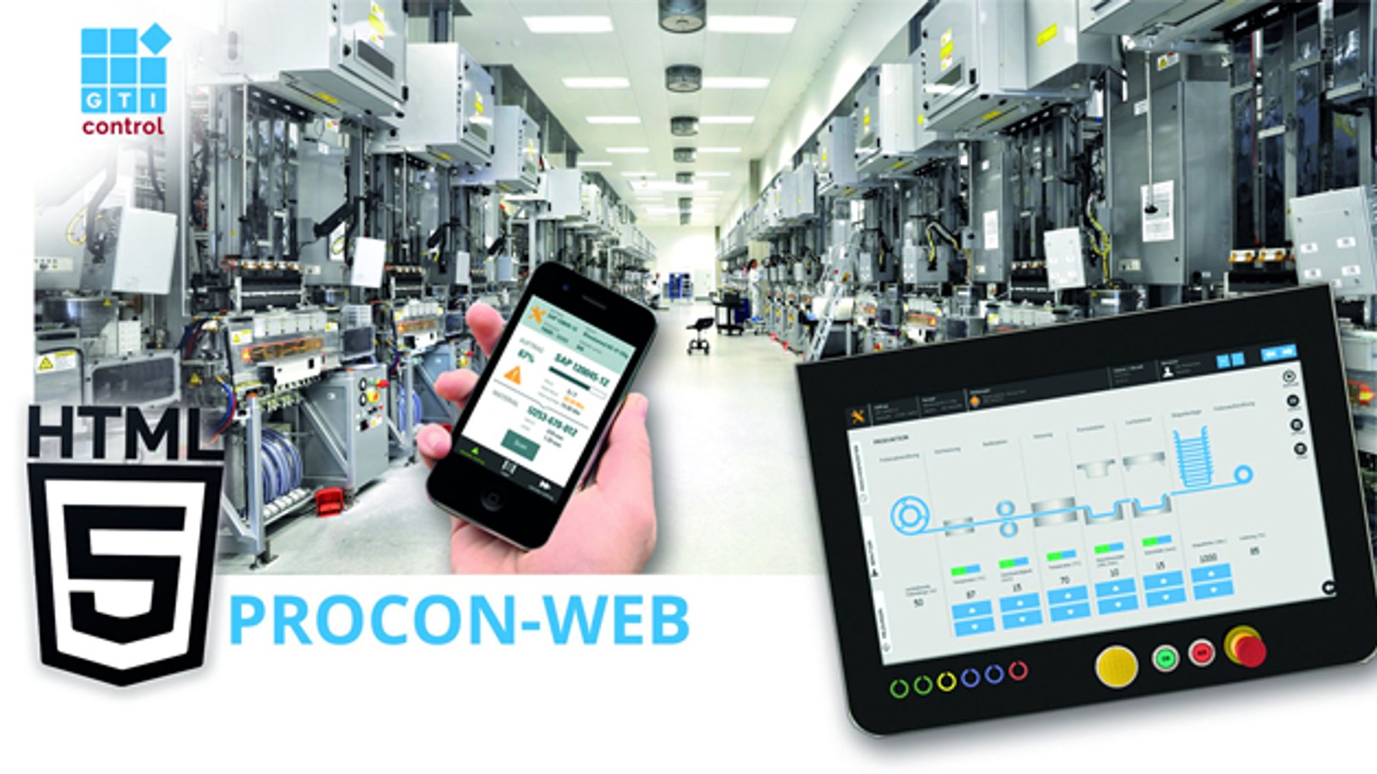 HMI Lösung Procon Web von GTI control HMI Lösung Procon Web von GTI control