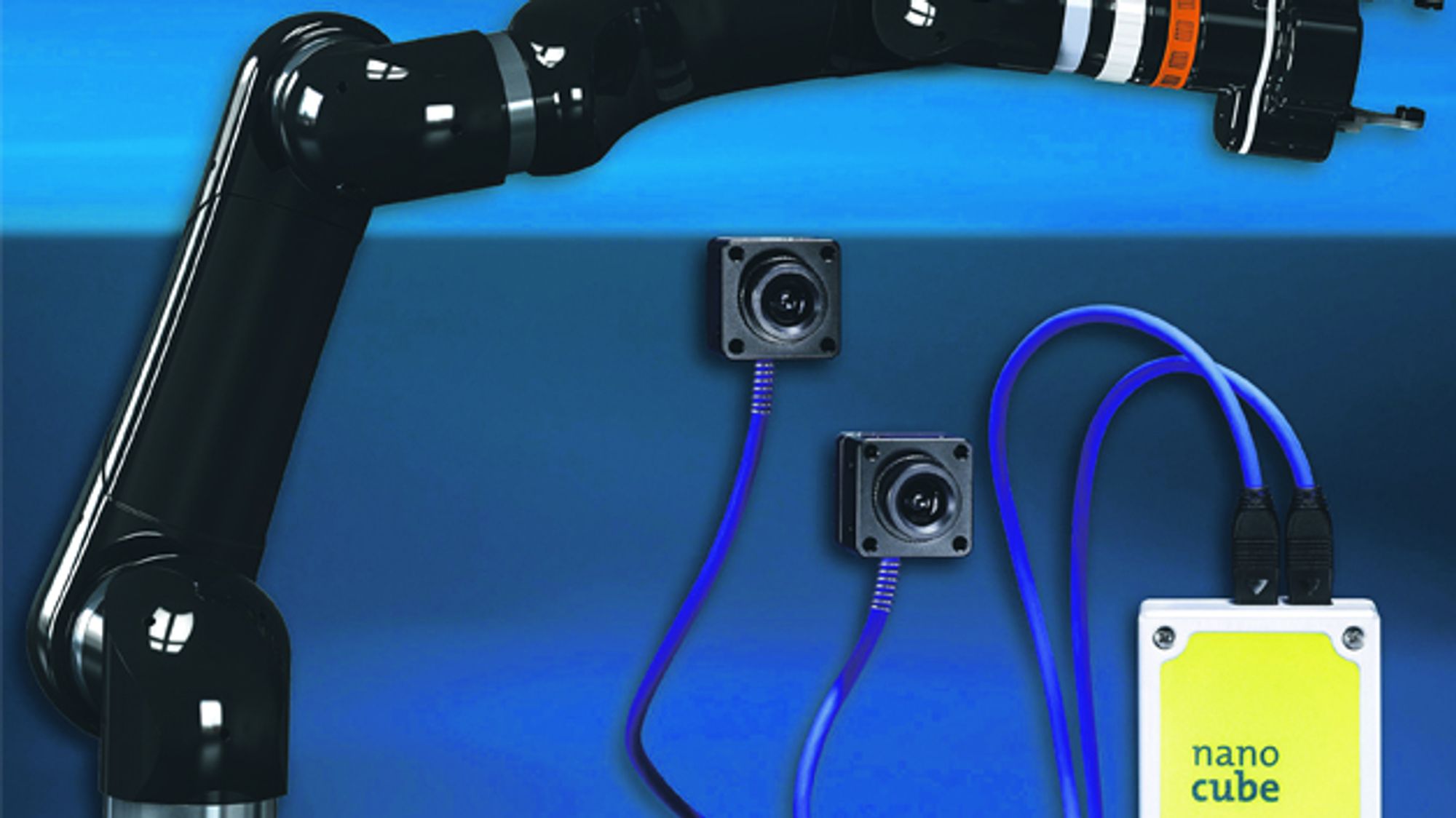 Saftey Multi Camera Gripper Roberta von Gomtec