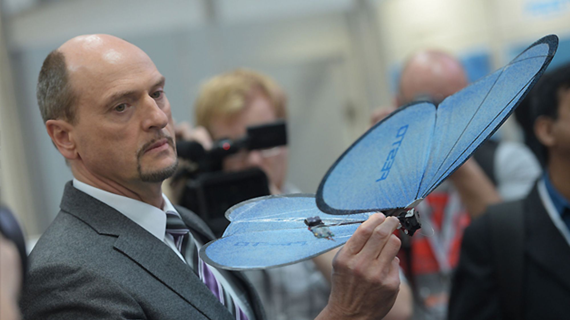 Schmetterling am Festo-Stand