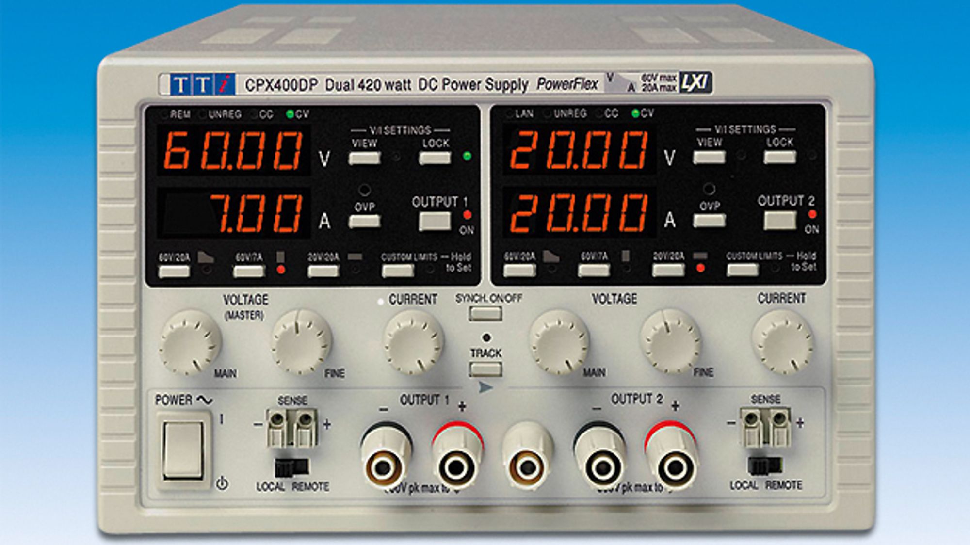 Modell CPX400DP von Telemeter Electronic