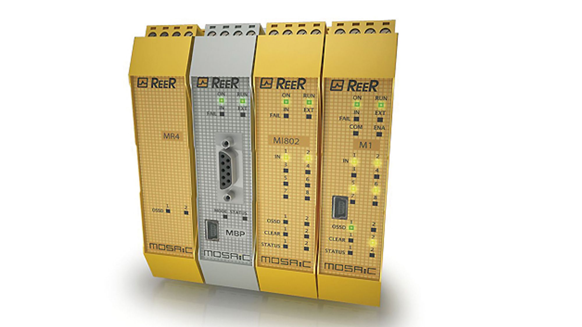 Mosaic PLC control unit from Reer