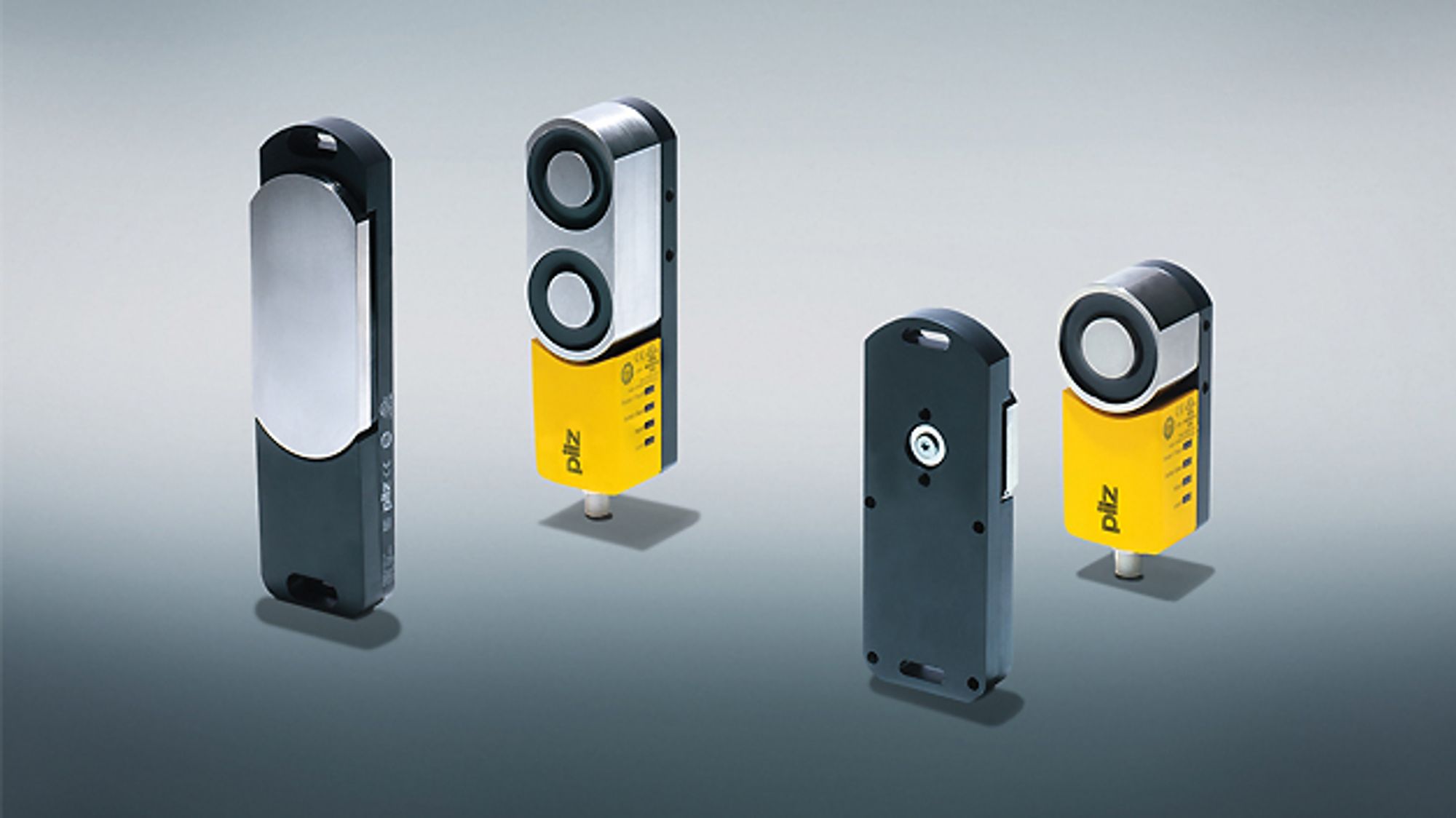 Further variants of the safety gate system Psenslock from Pilz Further variants of the safety gate system Psenslock from Pilz