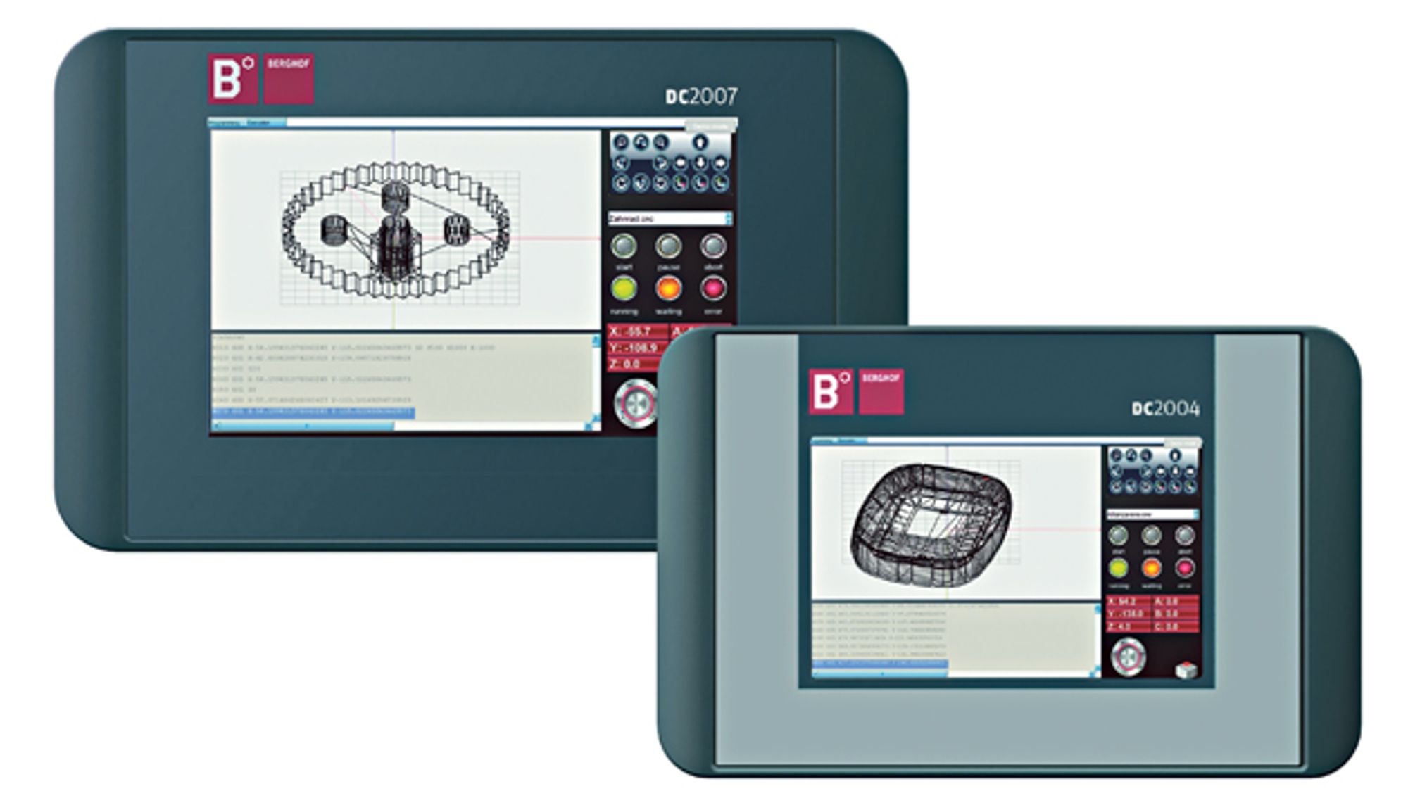 Displaysteuerungen der Serie DC2000 von Berghof Automation