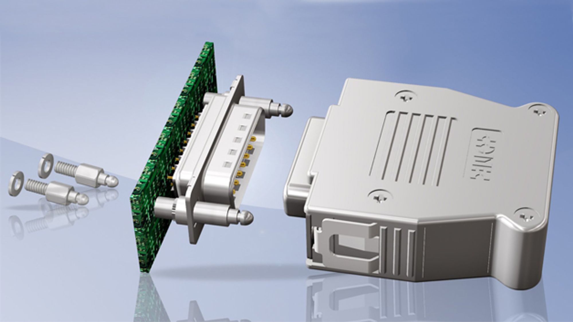 D-Sub hoods with snaplock variant from Conec D-Sub hoods with snaplock variant from Conec
