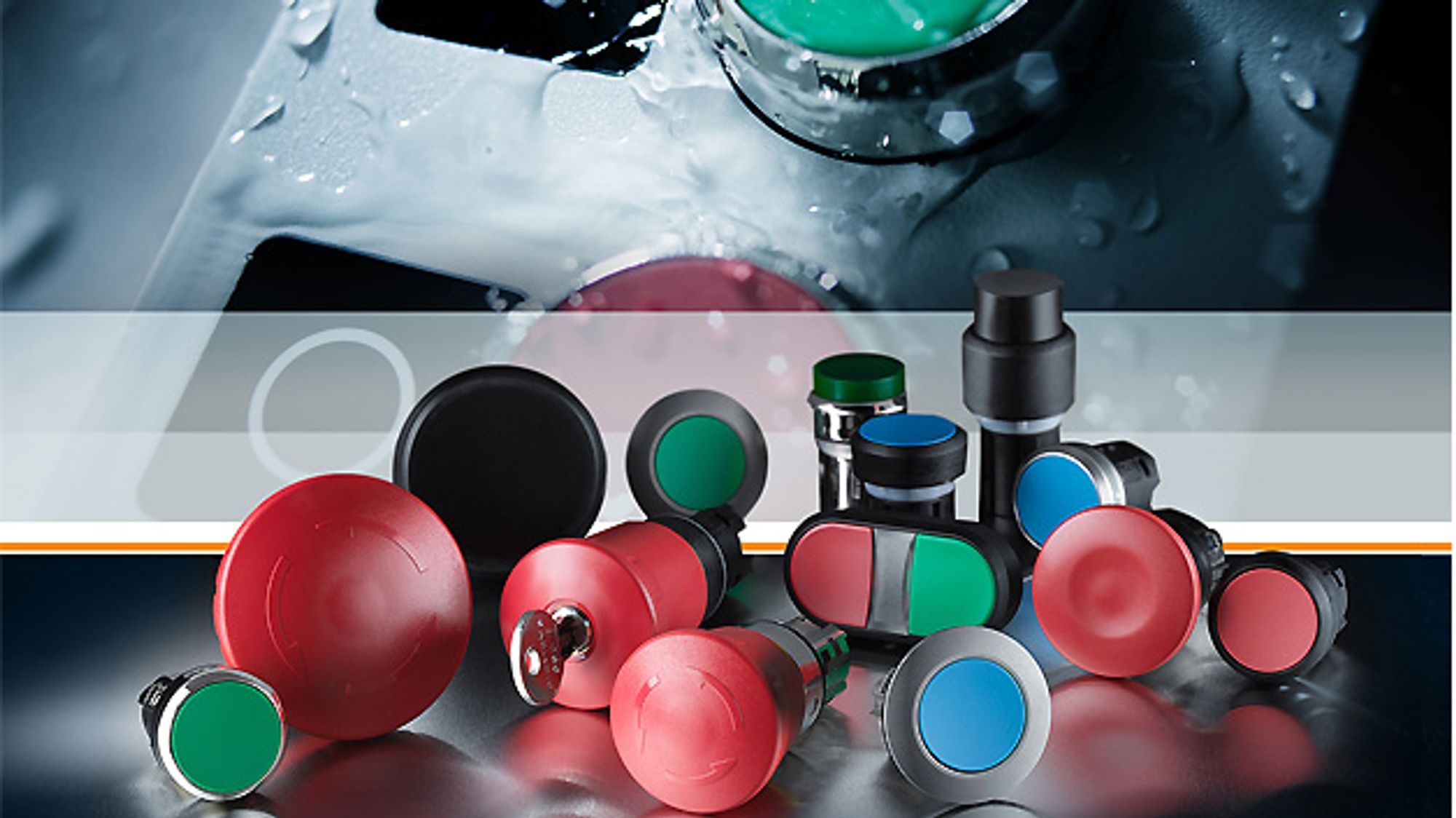Modulares System von Befehls- und Meldegeräten von Siemens