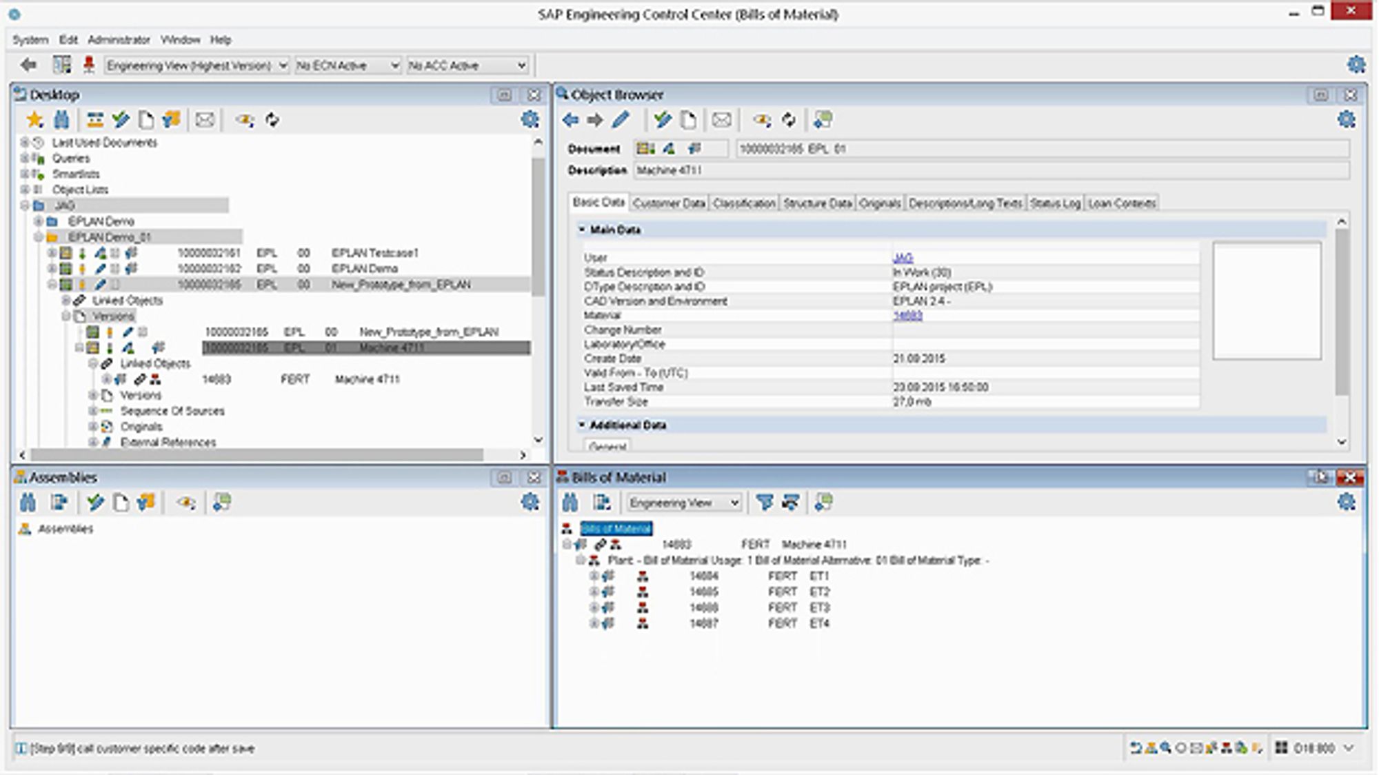 11 SAP Engineering Control Center Interface to Eplan