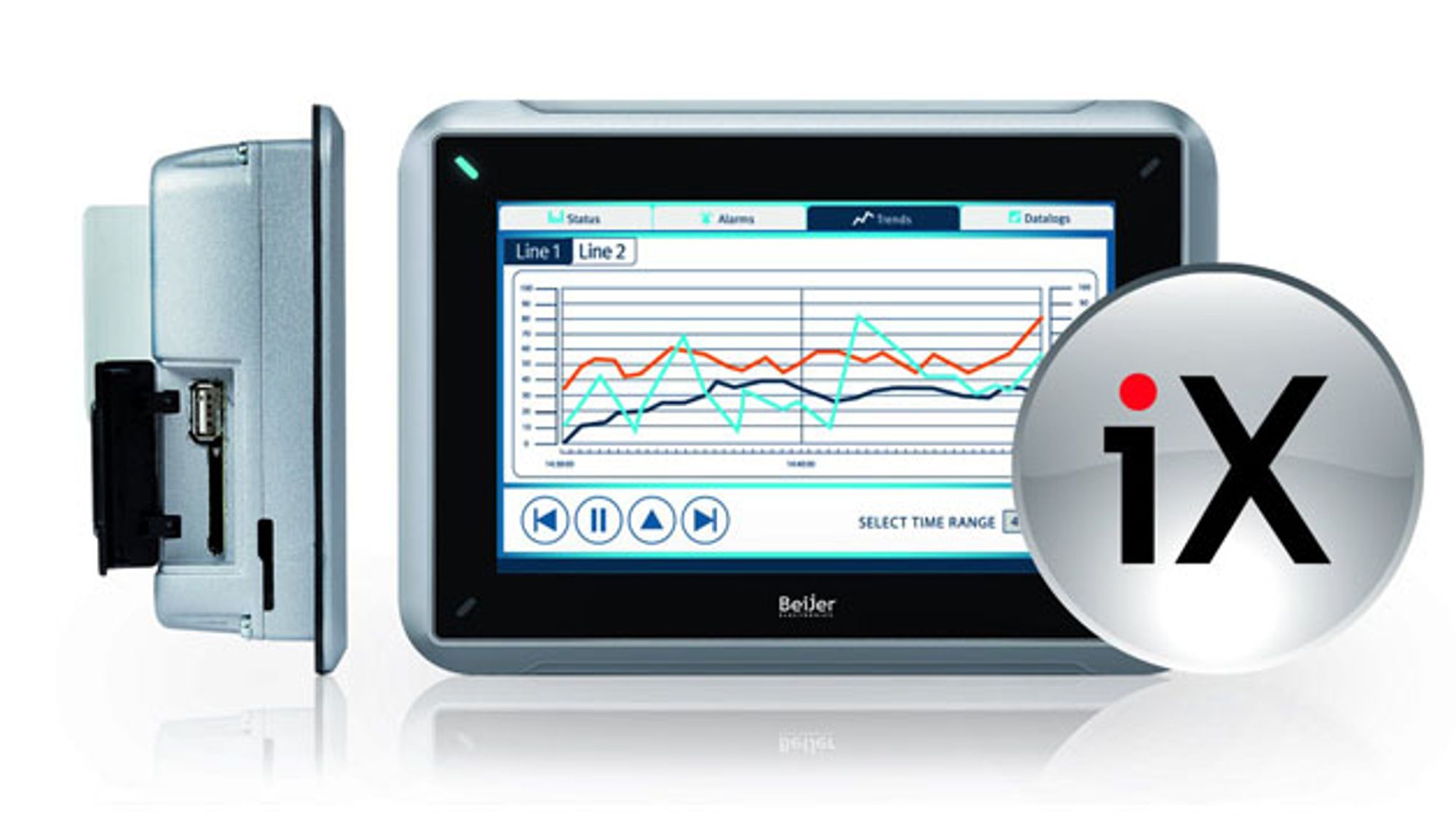 21 7-Zoll-Rugged-HMI-Panel iX T7BR von Beijer Electronics