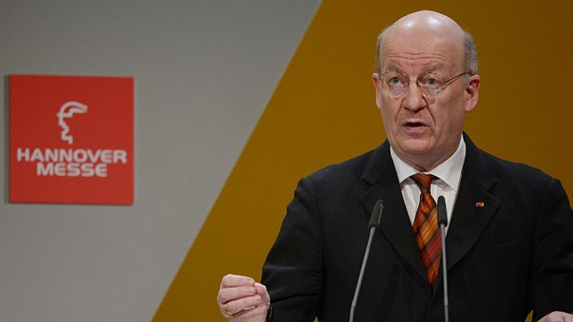 Die Jury-Vorsitzende Prof. Wolfgang Wahlster im vergangenen Jahr bei der Bekanntgabe des Hermes-Award-Preisträgers